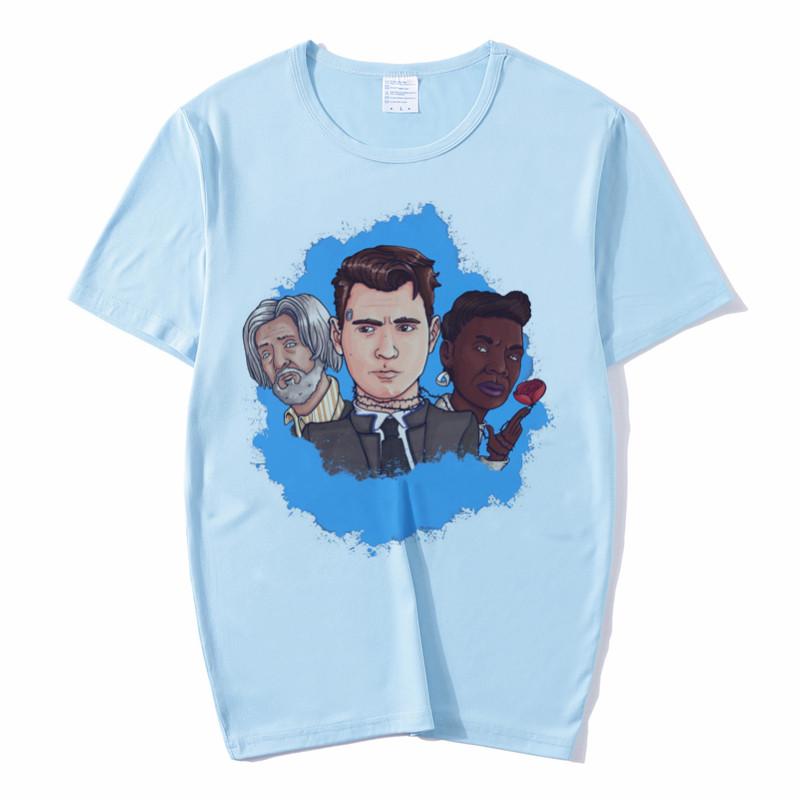 Women Detroit Become Human Women Harajuku T Shirt Unisex Skateboard Tshirt Man Clothes Streewear