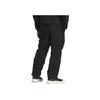 Adidas SS25 Lifestyle Series Minimalist Brand Logo Loose Woven Sports Casual Pants Unisex Pants Black Bright-White JM8642