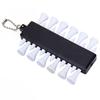 Golf Tee Holder Organizer Carrier Keychain With 12 Wooden Tees Markers