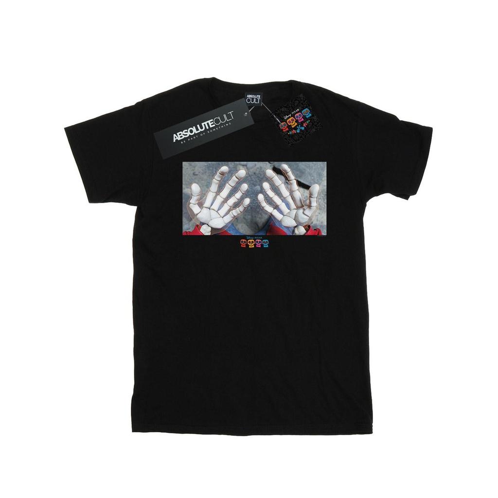 Disney Womens/Ladies Coco Miguel Skeleton Hands Cotton Boyfriend T-Shirt