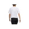 Adidas Solid Color Brand Logo Printed Casual Round Neck Loose Short Sleeve T-Shirt Women Tops White HE4933
