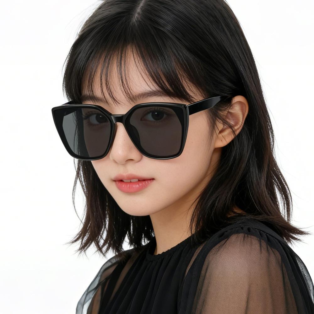 Popular Square Round Face Glasses Sunscreen Fashionable Unisex Large Frame Sunglasses Hot-Selling Sunglasses