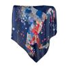 Women 100 Percent Mulberry Silk Multifunctional Square Neck Scarf For Spring Summer