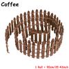 90cm Miniature Wooden Pointed Picket Fence Mini Creative Ornaments for Horticultural Gardens Garden Fence for Crafts DIY Model