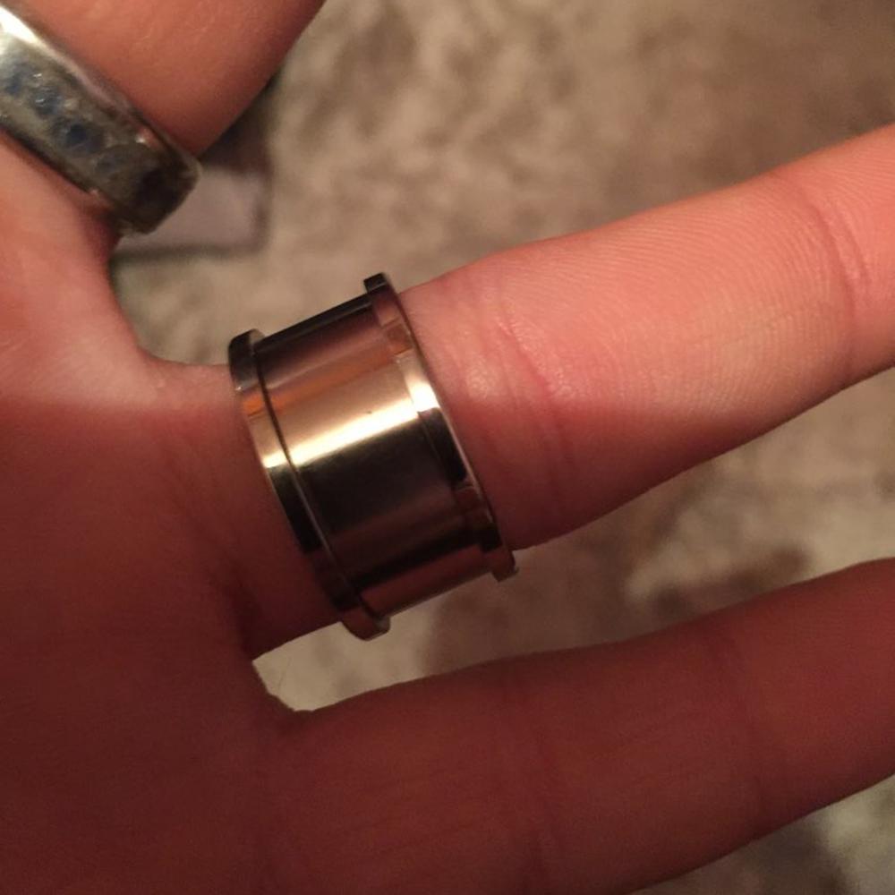 Handgefertigtes Cooles Ring-Set Metall Rohling Ring DIY Schmuck Geschenkherstellung Zubehör Selbstkreation Edelstahlring