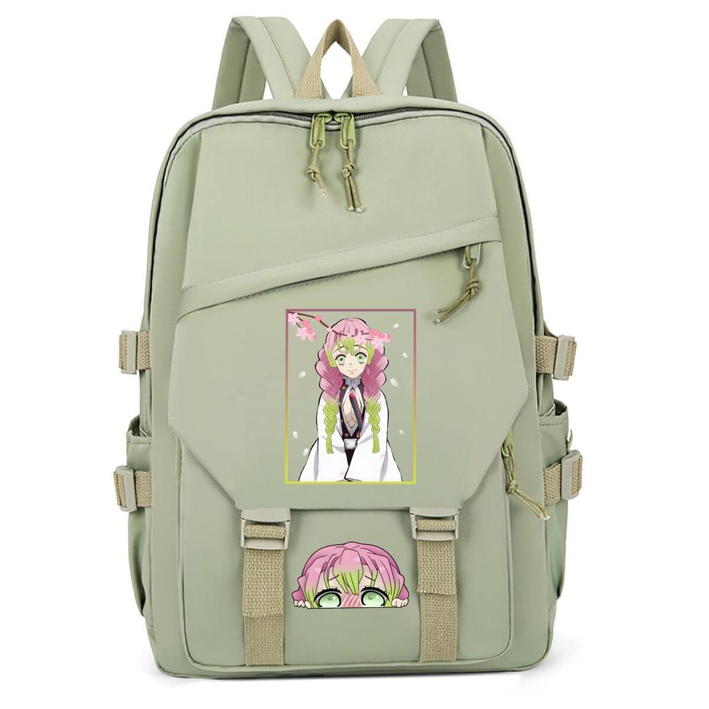 Large Capacity Schoolbag with Shoulder Strap; Student Three-piece Pencil Case Set