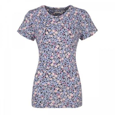 ShorT Sleeve T shirT wiTh Flower paTTern ow8saTs009 