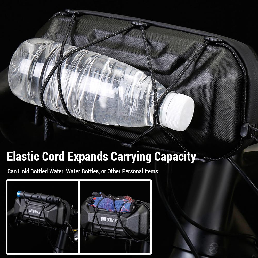 Mountain Bike Handlebar Bag Quick Release Bicycle Front Bag for Road/Folding Bikes Shoulder Bag