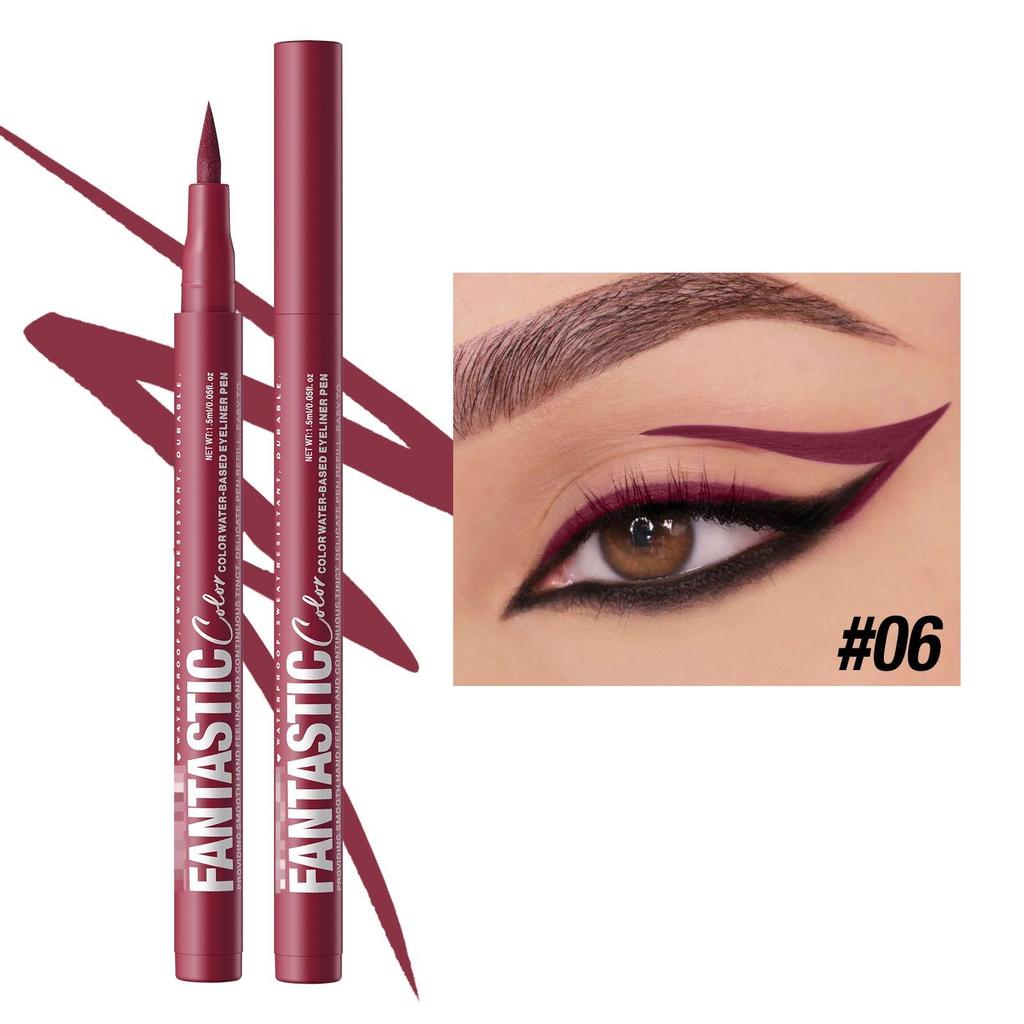 New Liquid Twelve-color Eyeliner Pen Is A Single Matte  Quick-drying