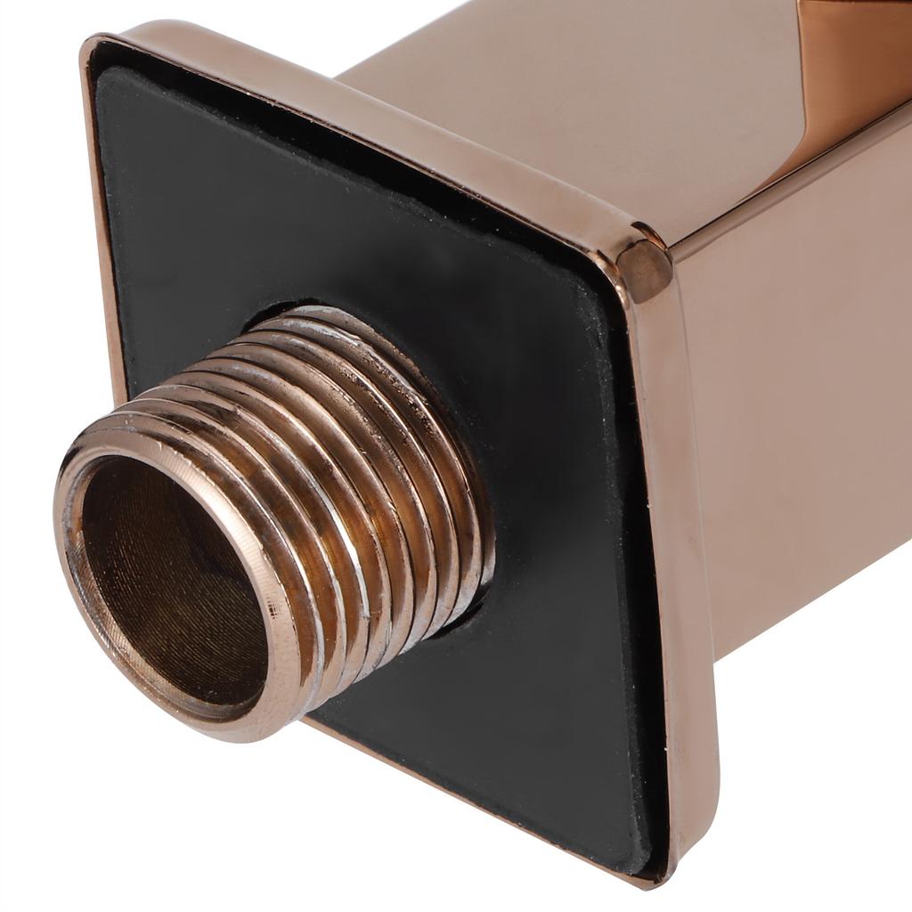 G1/2 Wall in Faucet Single Cold Waterfall Sink Basin Water Tap Bathroom Accessory( Gold )