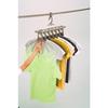 Twin Mall Laundry Drying Rack, Aluminum Stretchable 7-Row Rack, Set of 2, TA-7-2