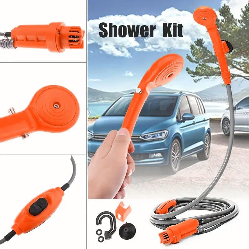 1 Set Tragbare DC12V Auto Dusche Outdoor Dusche Ausrüstung, Einfache Outdoor Elektrische Dusche