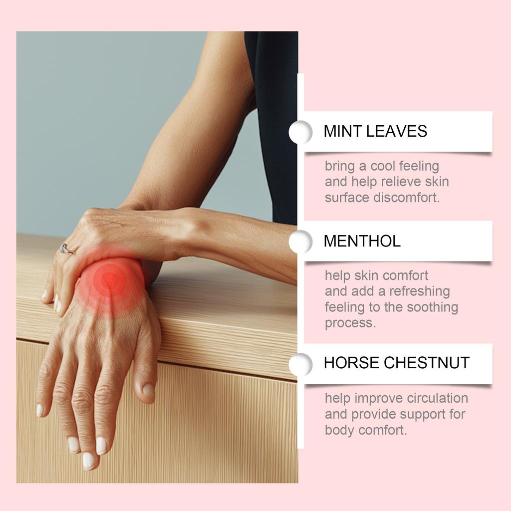 The Nerve Soothing Cream Reduces Pain And Discomfort In Hands And Feet, Promotes Blood Circulation, And Is Suitable For Prolonged Sitting Or Standing