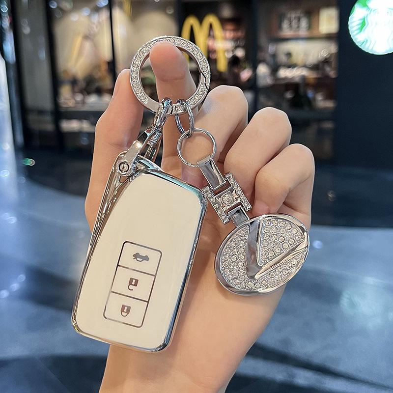 TPU Car Key Case Cover For Lexus RX350 NX300 Es300h Rx450h GS300 GX470 IS250 ES350 GX460 Nx300h Is300h Auto Keychain Accessories