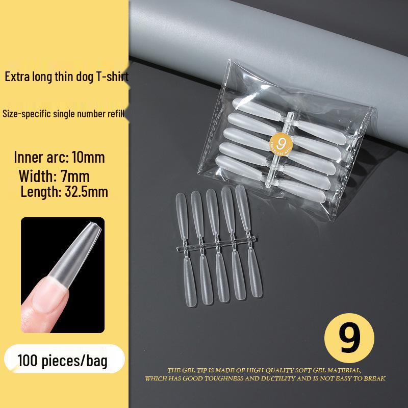 Jia Naisi Extra Long Wearable T-Shaped Manicure Nails
