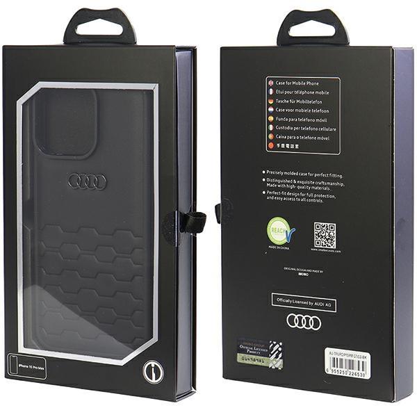 Audi Gt Skóra Syntetyczna Iphone 15 Pro Max 6.7 Czarny/Black Hardcase Au-Tpupcip15Pm-Gt/D2-Bk