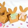 Gift for Her/Him 12 Sets of Easter Bunny Paper Gift Boxes Handmade Set with Decorative Ribbons, Gift Boxes, Easter Decorations