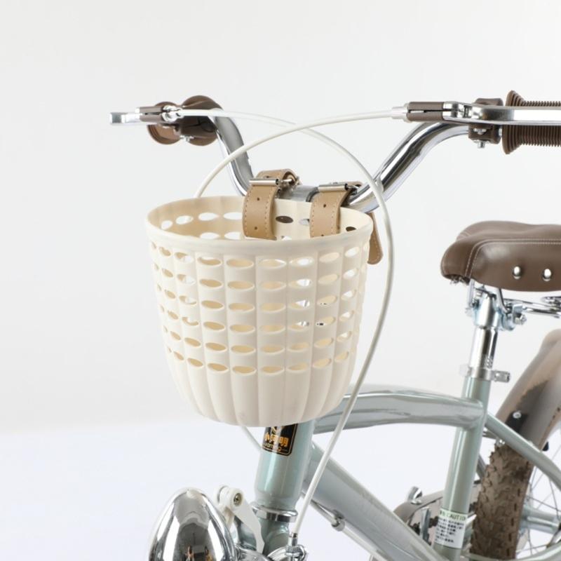 Front Handlebar Basket Waterproof Childrens Bicycles Basket Plastic Tricycle Basket for School, Outdoor, Cycling
