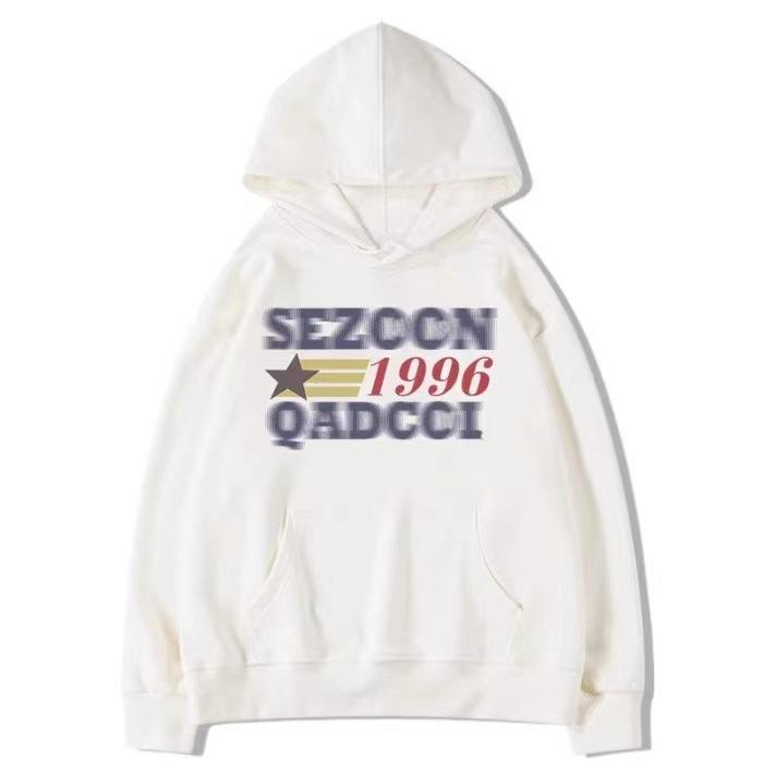 

American retro oversize sweater women s casual autumn and winter explosion small velvet jacket 3XL білий