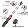 A25F-Torque Wrench 3/8Inch With 1/41/2 Adapter For Extending Motorcycle Road And Mountain Bike Repair Tools