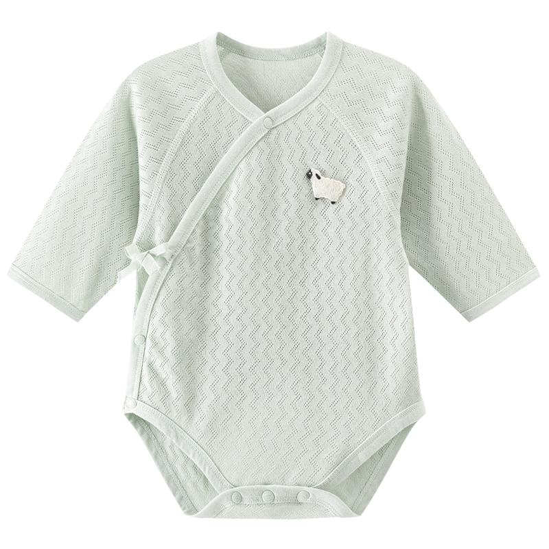 Guai Qi Xiong Newborn Cotton Breathable Summer Bodysuit 59