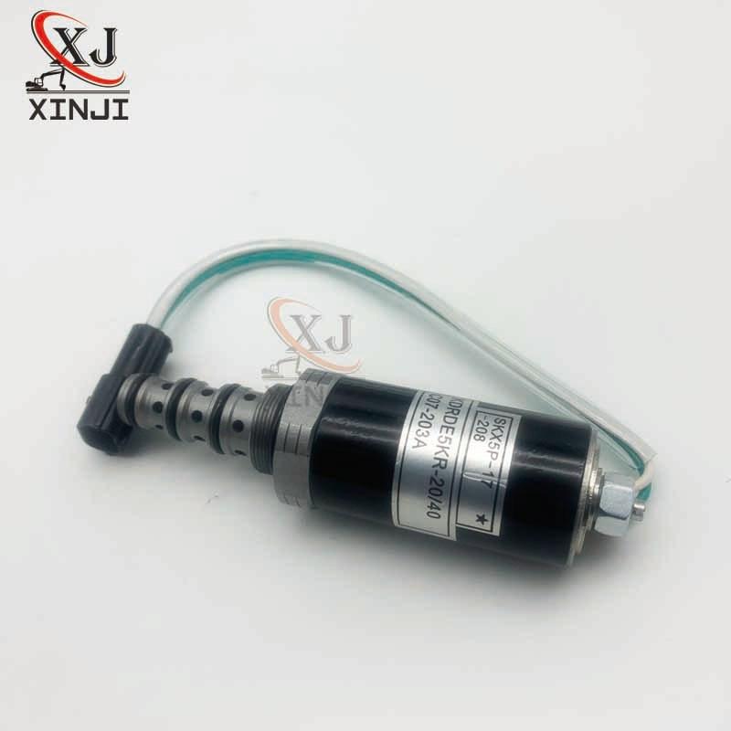 Excavator Spare Parts SY135/335 Hydraulic Pump Solenoid Valve KDRDE5KR-20/40C07-203A SKX5P-17-208 For SANY