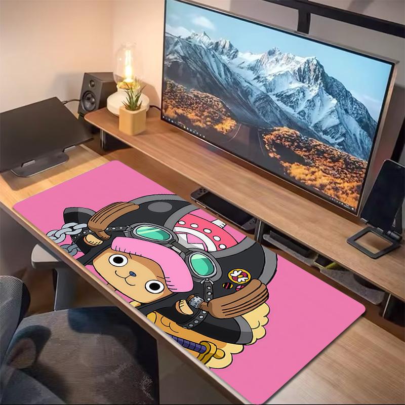 Tony Tony Chopper Print Cushion Non-slip Laptop Tablet Big Mousepad XXL Mat Mini PC Playmat With Lock Edge