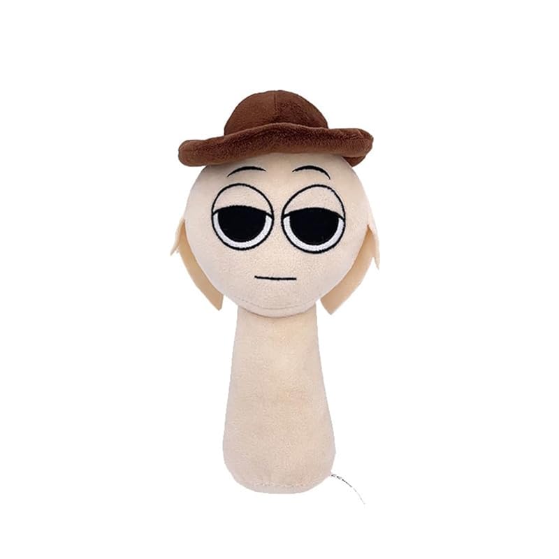 

Spranky 20cm Plush Sprunki stuffed toy monster character Around horror games horror music games christmas for kids (puts on a hat)