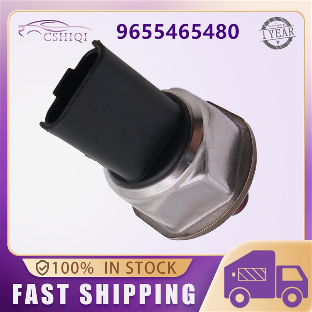 9655465480 Fuel Rail Pressure Sensor For Peugeot 207 407 Ranch Citroen C3 C4 DISPATCH Berlingo Fiat Scudo 1.4 1.6 HDI Auto Parts