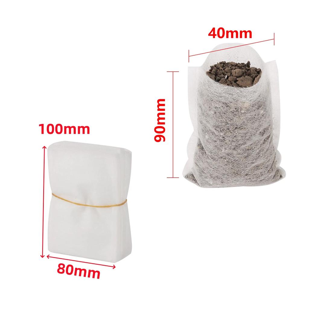 100Pcs Non Woven Nursery Bags Gardening Seedling Growing Bag Flower Plant Vegetable Seedling Cultivation Planter Ventilate Bags