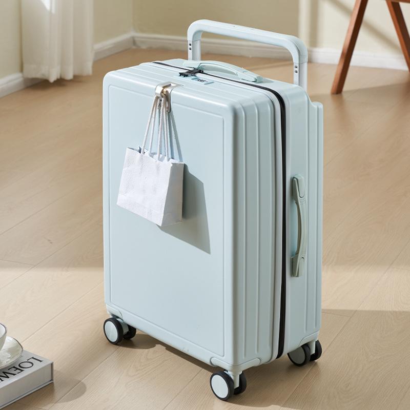 20-Inch Lightweight Carry-On Suitcase with Wide Handle & Silent Wheels, Combination Lock, Unisex Travel Companion
