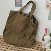 Japanese Commuter Canvas Messenger Bag - Unisex Handmade Thickened Cotton Handbag