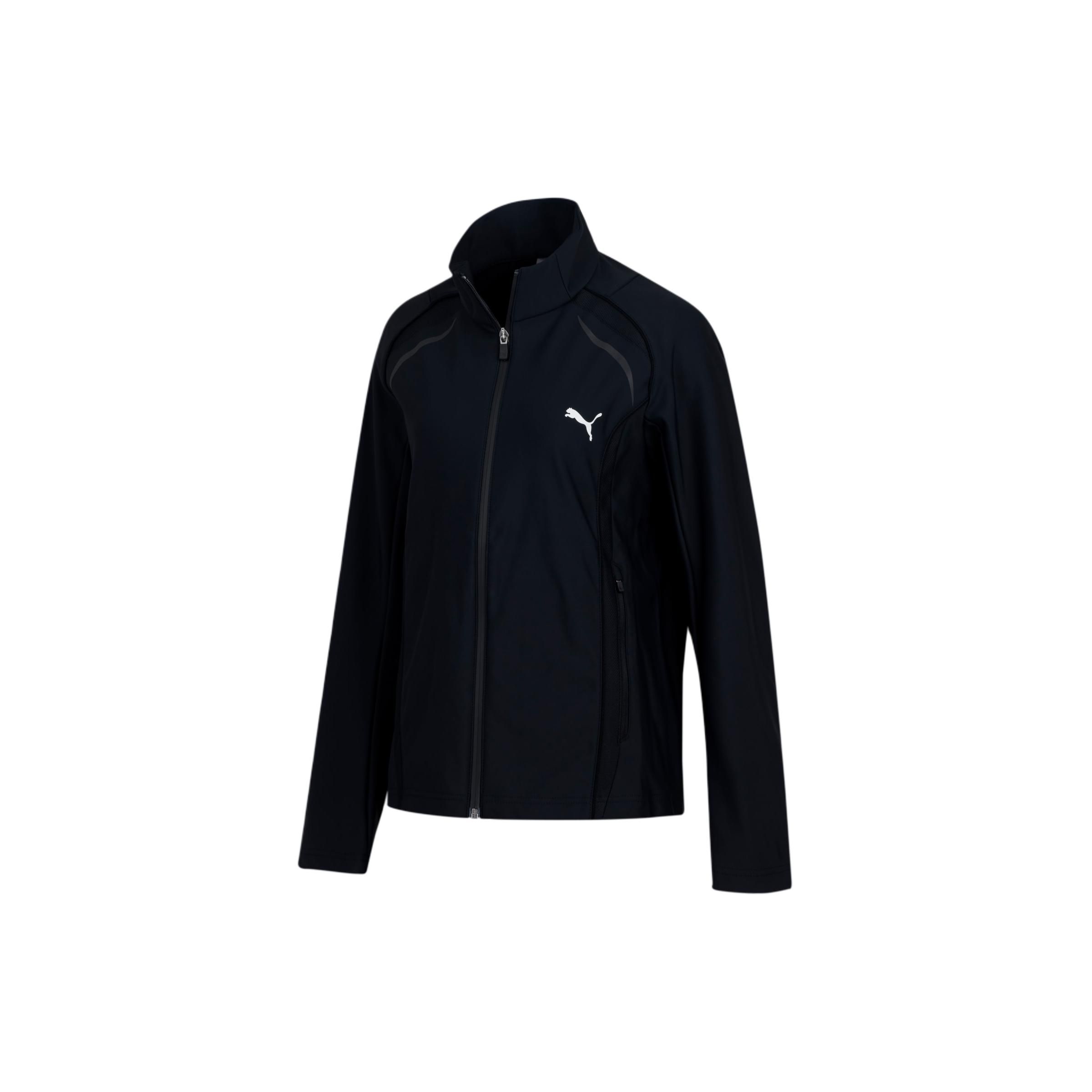 

Puma Solid Color Casual Training Running Stand Collar Jacket Men Jackets Black 933452-01 L