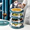 Crisper Box Stackable Food Storage Container Keep Food Freshness Plate Cover Reusable Insect Dust Protection Dish Cover