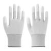 10Pairs Nylon PU Coated Work Gloves, 13-Gauge Breathable Anti-Slip Gloves for Repair, Construction and Gardening