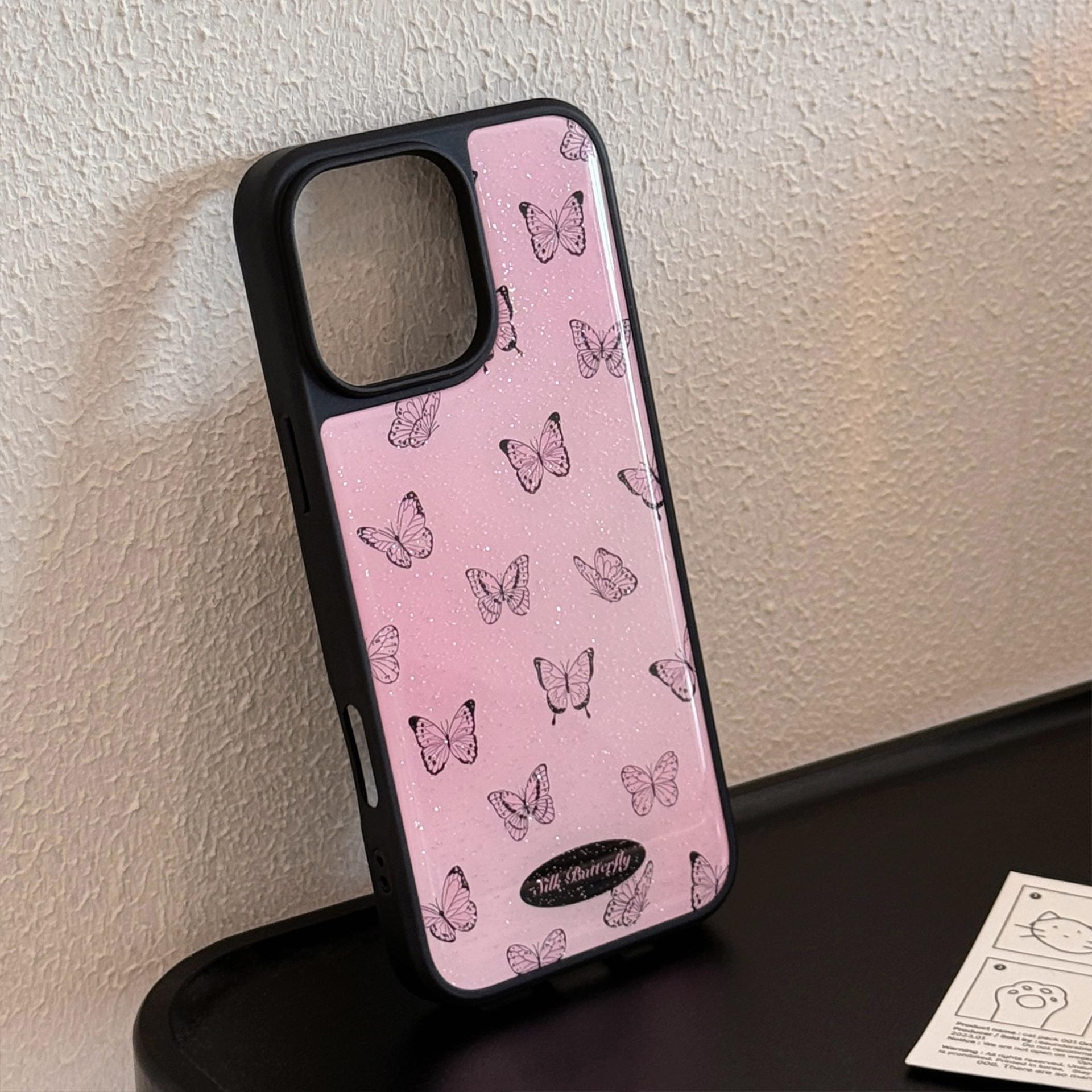

Креативный чехол с бабочками для iPhone 13 iPhone 15 iPhone 16 Pro Max iPhone 11