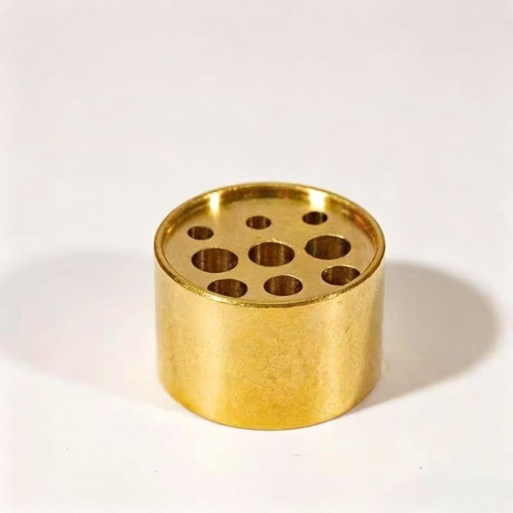 Compact Incense Holder 9 Holes Fragrance Incense Stick Plate Mini Vase Prayer Room
