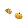 Fortunate Swine Sculpture Pumpkin Pillow Ornament Resin Statue Decorative Sofa Cushion for Bookshelf