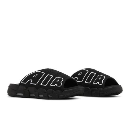 Nike Klapki Air More Uptempo Czarno-Szara Podeszwa Męskie DV2132-001