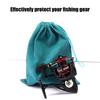 1/3Pcs Fishing Tackle Fishing Gear Accessories Wheel Storage Pouch Bag Fishing Reel Bag Portable Drawstring Reel Protect