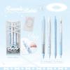 4pcs/set Press Black Ink Press Gel Pen Ballet Strap 0.38mm/0.5mm Gel Pens Set  Office Supply