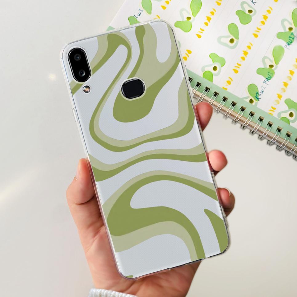 For Samsung Galaxy A10s SM-A107F Case Cute Dinosaur Astronaut Clear Silicon Soft Cover For Samsung A10s A 10 S A10 Phone Case