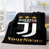 Juventus Personalized Name Blanket Throw Personalized Blanket Ultra-Soft Great for Livingroom Living Room Seaside Bedding Ideal for All Seasons