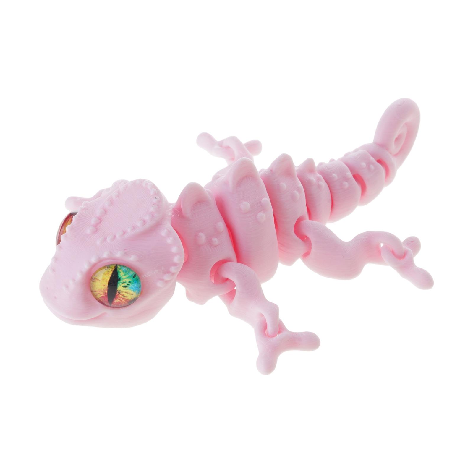 Articulated Reptile Figurine with Realistic Eye for Home Office Decors High Detail 3D Printed Design Collectible Item 2