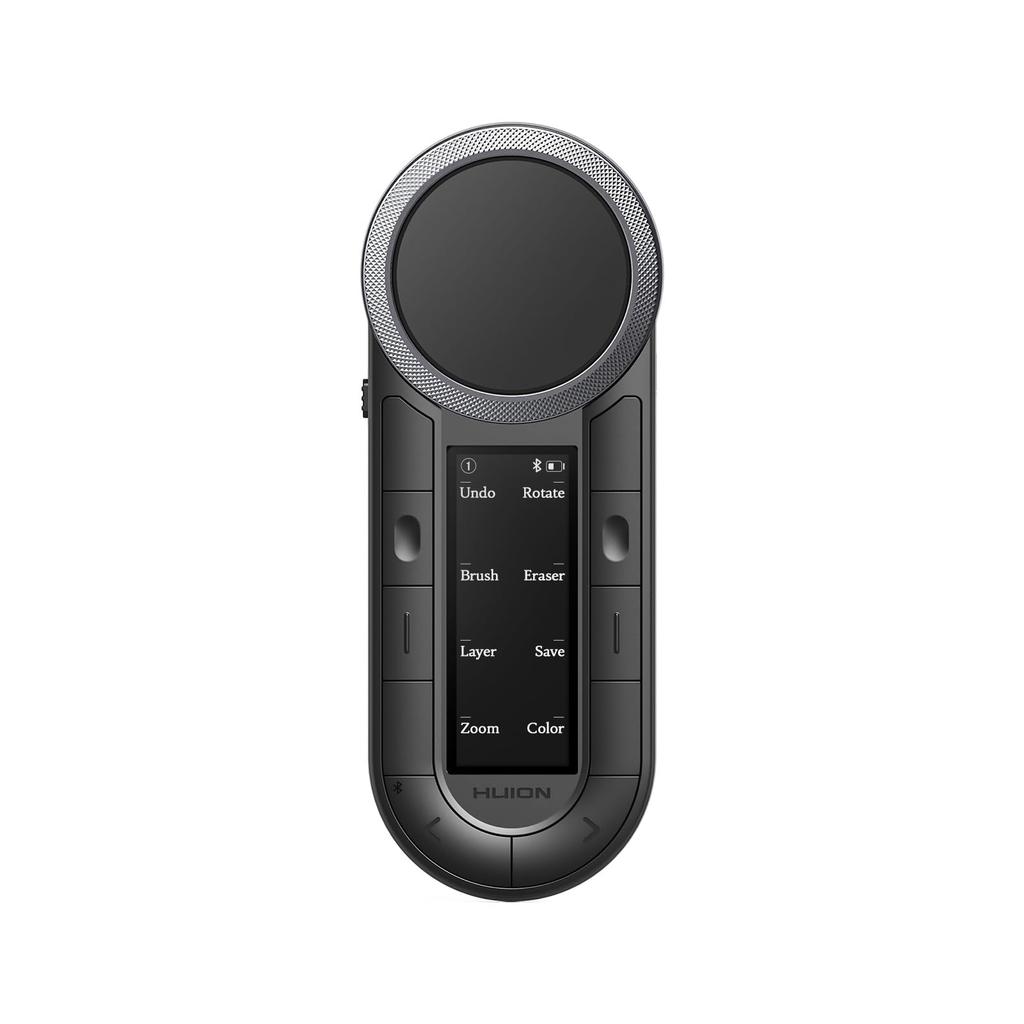 HUION Bluetooth Wireless for Drawing and with KeydialRemote Left-Handed Keyboard, 5.0 Connection, Tablets, Videos, Images, More,