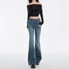 2025 Women's High-Waisted Retro Micro-Flare Stretch Jeans – Non-Clingy, Flattering Bell Bottoms