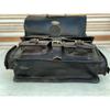 Leather 2 Luggage  Black Bags Motorcycle Side Saddlebags Pouch