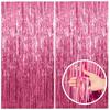 1/2/3pcs Pink Rain Curtain Sparkling Backdrop Party Background Decoration Photography Props Wedding Birthday Party Decorations