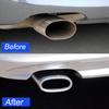 Stainless Steel Car Exhaust For Bmw 3 Series X1 E84 E87 E81 E90 E91 E92 E93 318i 318d 320i X3 Tail Muffler Tip Pipe High Quality