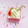 10Pcs Heart Shape Cupcake Topper Silver Gold Color Valentine's Day Acrylic Cake Decor for Party Lover's Party Decorations